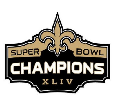 Stitched New Orleans Saints Super Bowl XLIV Jersey Patch