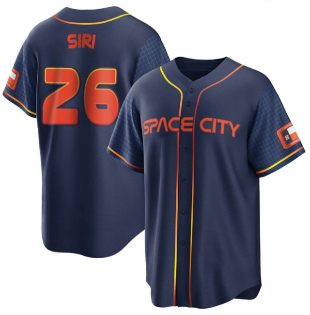 Men's Houston Astros #26 Jose Siri 2022 Navy City Connect Cool Base Stitched Jersey Men's Houston Astros #26 Jose Siri 2022 Navy City Connect Cool Base Stitched Jersey