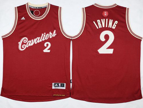 Cavaliers #2 Kyrie Irving Red 2015-2016 Christmas Day Stitched NBA Jersey