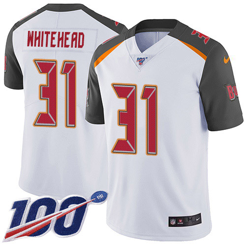 Nike Buccaneers #31 Jordan Whitehead White Men's Stitched NFL 100th Season Vapor Untouchable Limited Jersey Nike Buccaneers #31 Jordan Whitehead White Men's Stitched NFL 100th Season Vapor Untouchable Limited Jersey