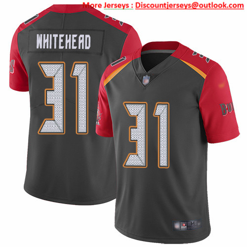 Nike Buccaneers #31 Jordan Whitehead Gray Men's Stitched NFL Limited Inverted Legend Jersey