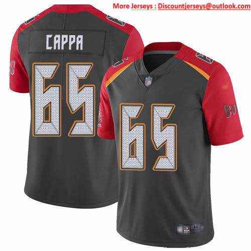 Nike Buccaneers #65 Alex Cappa Gray Men's Stitched NFL Limited Inverted Legend Jersey