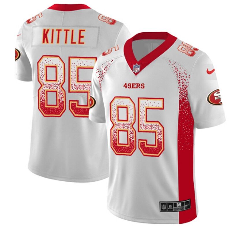 Nike 49ers 85 George Kittle White Drift Fashion Limited Jersey Nike 49ers 85 George Kittle White Drift Fashion Limited Jersey