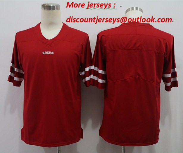 Nike 49ers Blank Red Vapor Untouchable Limited Jersey