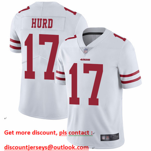 49ers #17 Jalen Hurd White Men's Stitched Football Vapor Untouchable Limited Jersey