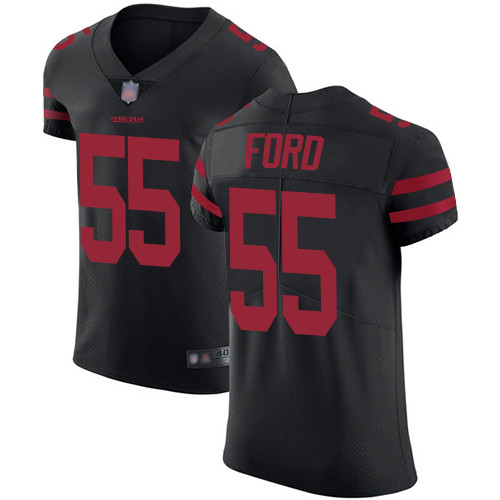 49ers #55 Dee Ford Black Alternate Men's Stitched Football Vapor Untouchable Elite Jersey 49ers #55 Dee Ford Black Alternate Men's Stitched Football Vapor Untouchable Elite Jersey
