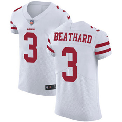 Nike 49ers #3 C.J. Beathard White Men's Stitched NFL Vapor Untouchable Elite Jersey Nike 49ers #3 C.J. Beathard White Men's Stitched NFL Vapor Untouchable Elite Jersey