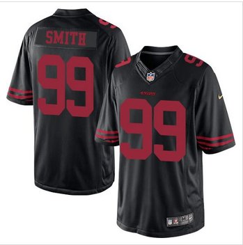 New San Francisco 49ers #99 Aldon Smith Black Alternate Men's Stitched NFL Limited Jersey