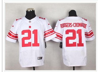 NEW Giants #21 Dominique Rodgers-Cromartie White Men's Stitched NFL Elite Jersey