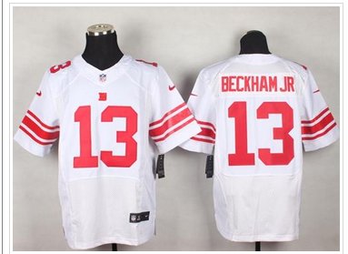 NEW Giants #13 Odell Beckham Jr White Men's Stitched NFL Elite Jersey
