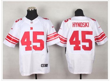 NEW Giants #45 Henry Hynoski White Men's Stitched NFL Elite Jersey