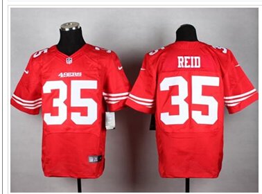 New San Francisco 49ers #35 Eric Reid Red Team Color NFL Elite Jersey