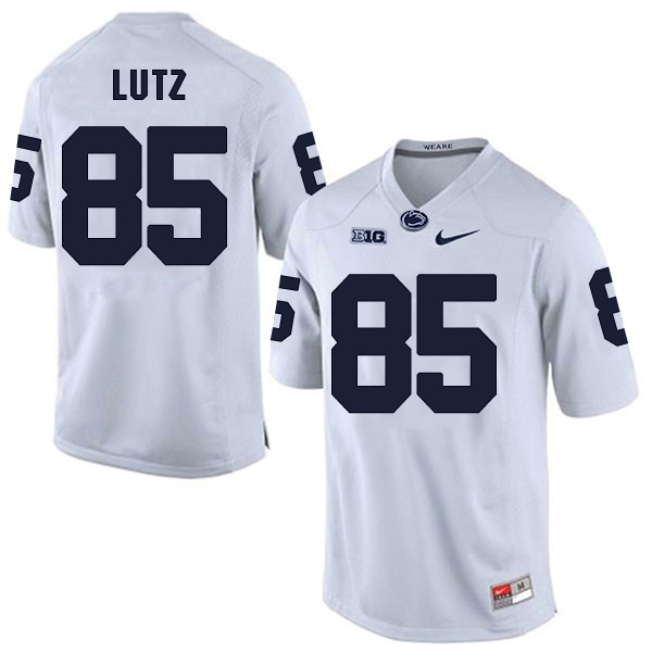 Men' Nike Penn State Nittany Lions #85 Isaac Lutz White Jersey