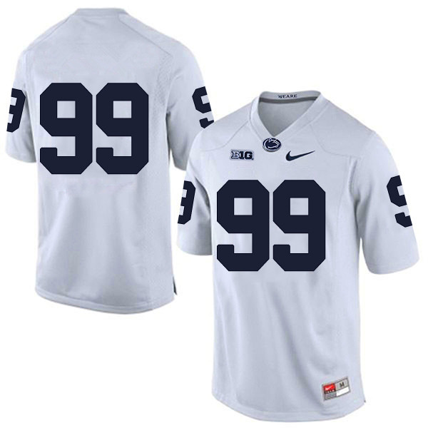 Mens Nike Penn State Nittany Lions #99 Stitched Navy College Football Jersey - No Name