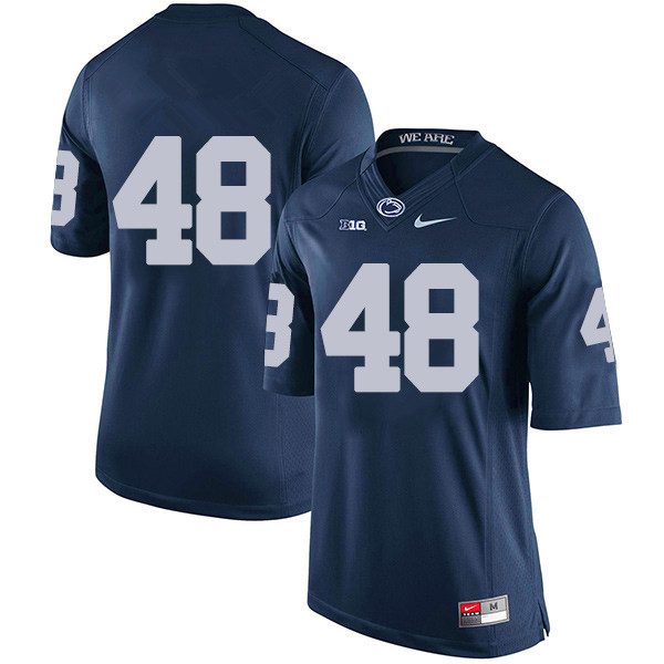 Men's Penn State Nittany Lions #48 Shareef Miller NCAA Navy Blue Stitched Jersey Without Name