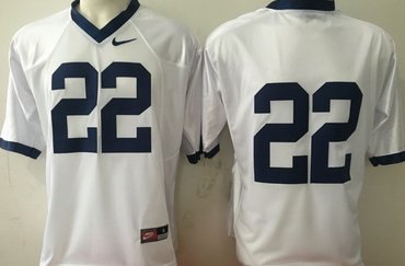 Penn State Nittany Lions 22 T.J. Rhattigan White College Football Jersey