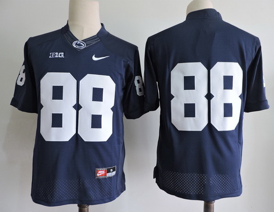 Men's Penn State Nittany Lions #88 Mike Gesicki No Name Navy Blue Limited College Football Stitched Nike NCAA Jersey