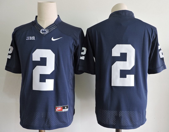 Men's Penn State Nittany Lions #2 Marcus Allen No Name Navy Blue Limited College Football Stitched Nike NCAA Jersey