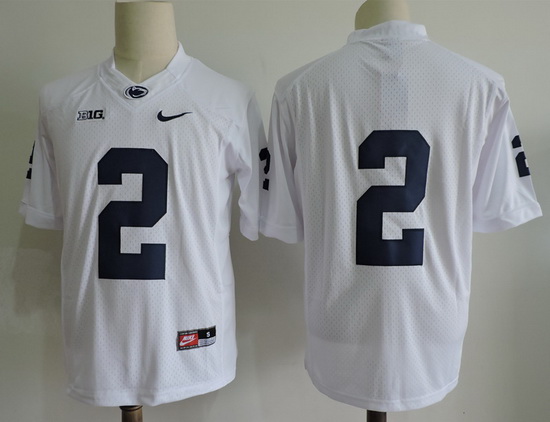 Men's Penn State Nittany Lions #2 Marcus Allen No Name White Limited College Football Stitched Nike NCAA Jersey