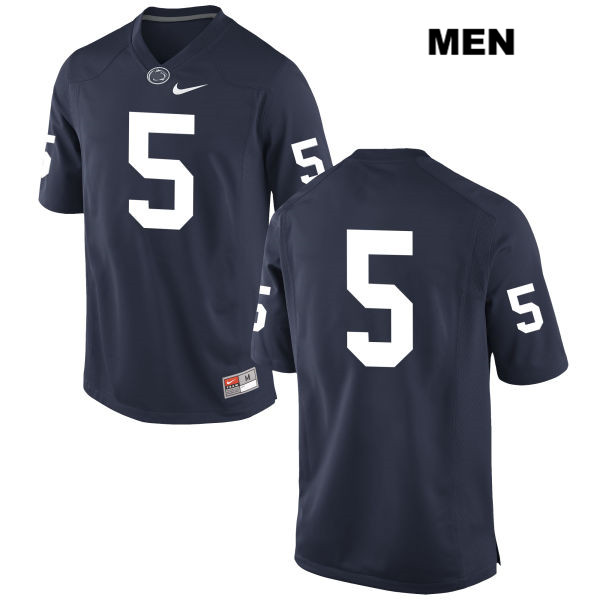 DaeSean Hamilton no. 5 Penn State Nittany Lions Authentic Stitched Mens Nike Navy College Football Jersey - No Name