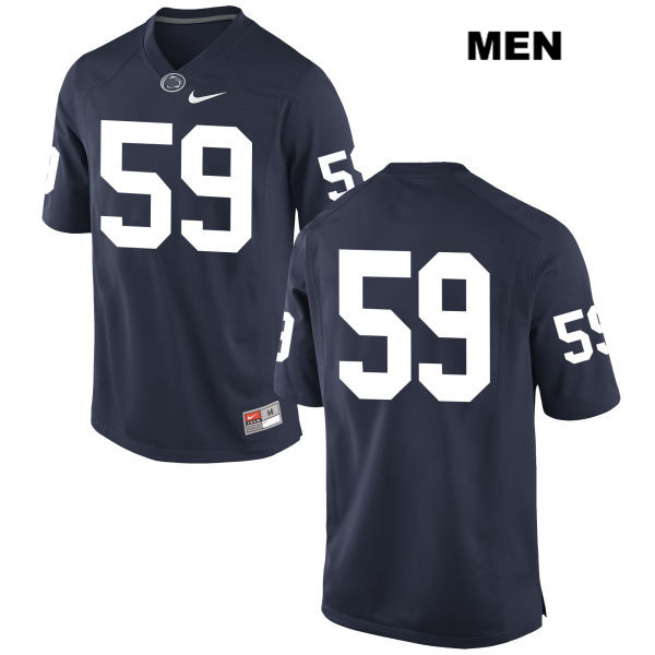 Andrew Nelson Nike no. 59 Penn State Nittany Lions Authentic Stitched Mens Navy College Football Jersey - No Name