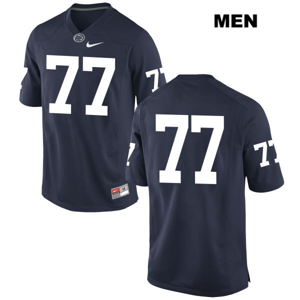 Chasz Wright no. 77 Penn State Nittany Lions Nike Authentic Stitched Mens Navy College Football Jersey - No Name