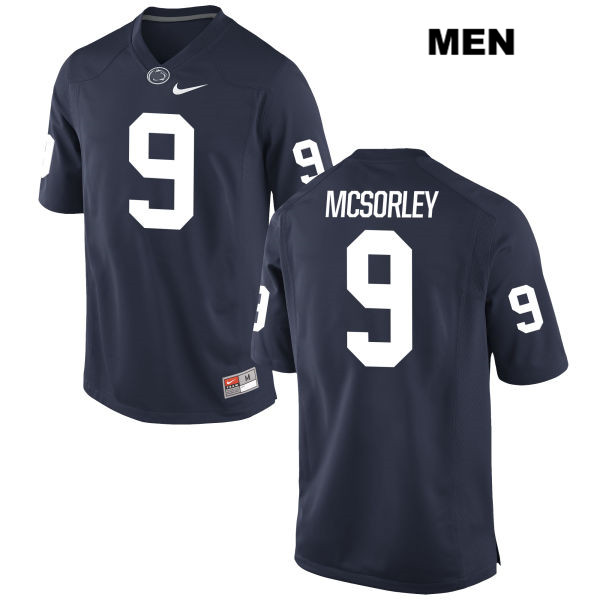 Nike Trace McSorley no. 9 Penn State Nittany Lions Authentic Mens Stitched Navy College Football Jersey