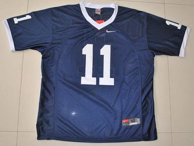 nittany lions #11 navy blue embroidered ncaa jersey