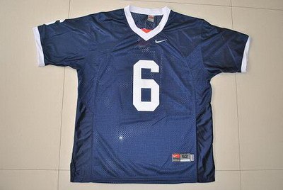 nittany lions #6 navy blue embroidered ncaa jersey