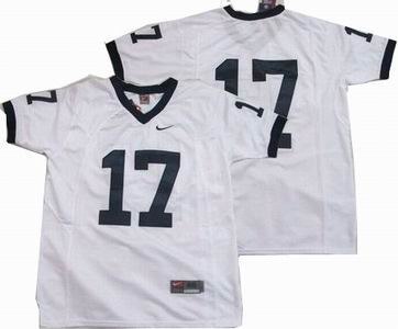 ncaa penn state university 17 white jersey