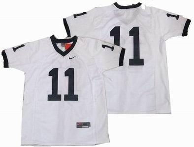 ncaa penn state university 11 white jersey