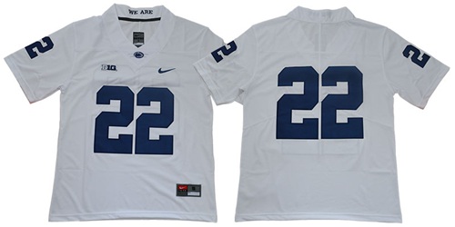 Nittany Lions #22 White Stitched College Jersey