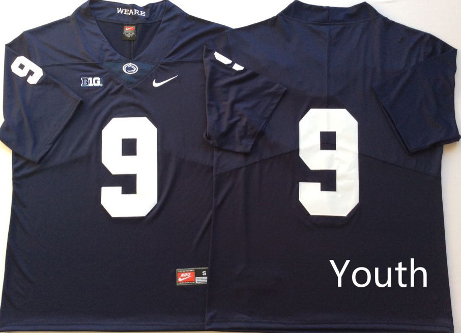 Youth Penn State Nittany Lions 9 Trace McSorley Navy Youth Nike College Football Jersey