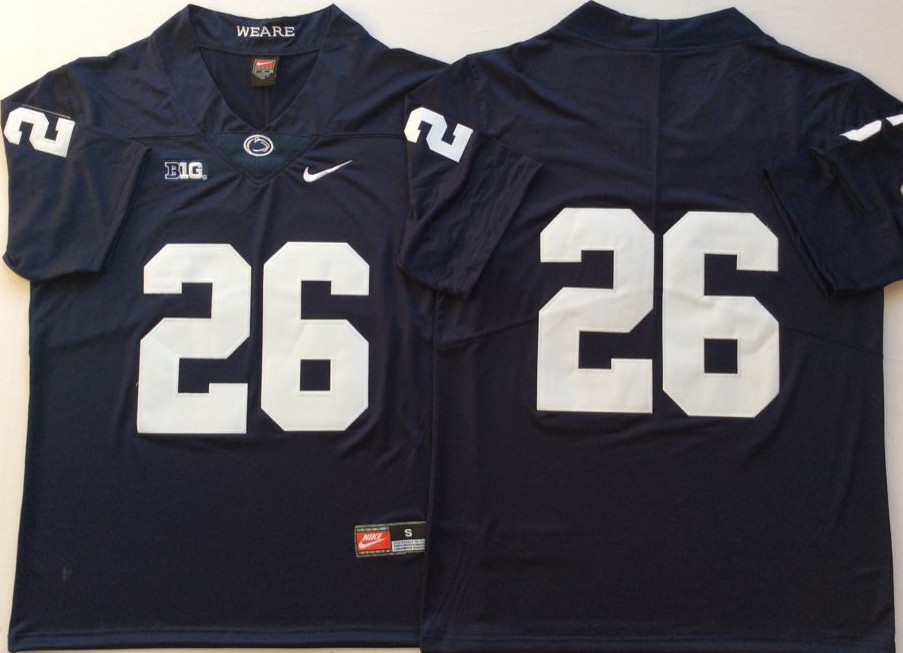 Youth Penn State Nittany Lions 26 Saquon Barkley Navy Youth College Football Jersey