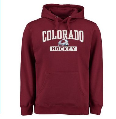 Colorado Avalanche Rinkside City Pride Pullover Hoodie Burgundy