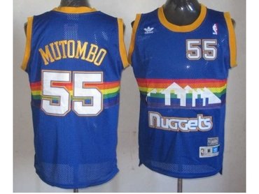 nba denver nuggets #55 mutombo blue(2013)