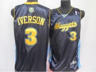 nba denver nuggets #3 lverson dark blue(lverson) jerseys