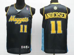 NBA Denver Nuggets #11 Andersen black jerseys