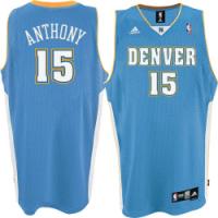 Denver Nuggets #15 Carmelo Anthony Swingman Blue