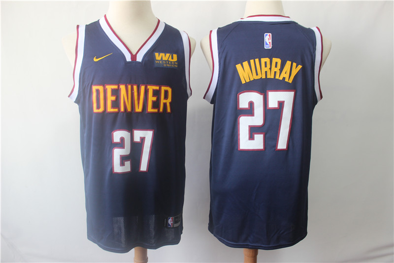 Nuggets 27 Jamal Murray Navy Nike Swingman Jersey