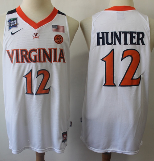 Cavaliers #12 De'Andre Hunter White Basketball Stitched College Jersey Cavaliers #12 De'Andre Hunter White Basketball Stitched College Jersey