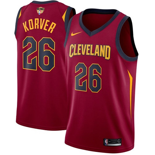 Nike Cavaliers #26 Kyle Korver Red The Finals Patch NBA Swingman Icon Edition Jersey Nike Cavaliers #26 Kyle Korver Red The Finals Patch NBA Swingman Icon Edition Jersey