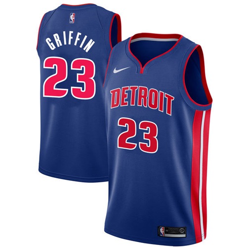 Nike Pistons #23 Blake Griffin Blue NBA Swingman Icon Edition Jersey