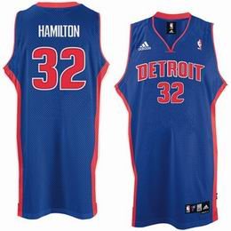 Detroit Pistons Hamilton #32 Blue Jersey