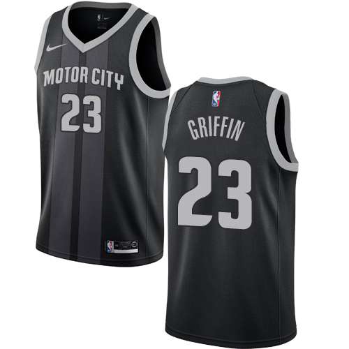 Nike Pistons #23 Blake Griffin Black NBA Swingman City Edition 2018 19 Jersey