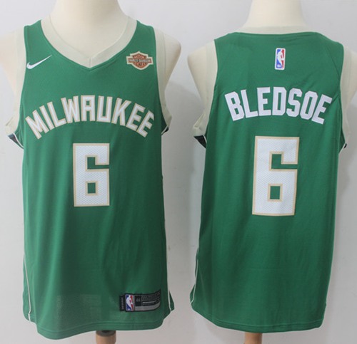 Nike Bucks #6 Eric Bledsoe Green NBA Swingman Jersey