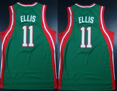 Milwaukee Bucks 11 Monta Ellis Green Revolution 30 Swingman NBA Jerseys