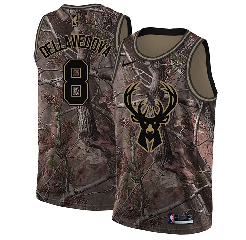 Nike Bucks #8 Matthew Dellavedova Camo NBA Swingman Realtree Collection Jersey