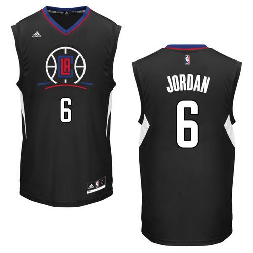 Clippers #6 DeAndre Jordan Black Alternate Stitched NBA Jersey Clippers #6 DeAndre Jordan Black Alternate Stitched NBA Jersey