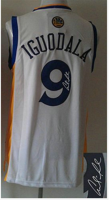 Golden State Warriors Revolution 30 Autographed #9 Andre Iguodala White Stitched NBA Jersey Golden State Warriors Revolution 30 Autographed #9 Andre Iguodala White Stitched NBA Jersey